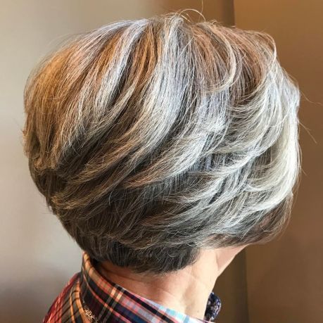 Thick Hair Cuts, All Hairstyles, Short Grey Hair, Haircut For Older Women, Penteado Cabelo Curto, Blonde Bobs, Trending Hairstyles, Modern Hairstyles, Short Hair With Layers