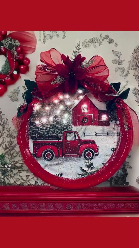 500 reactions · 274 shares | Christmas Old truck picture frame #handmade #fyps) viral #viralreels #viralvideo #reelsviralfb #diy #handmade #viralpage #trendingreels #trendingvideo #trendingnow #trend #howto #How #christmasdiy #dollartreediy #christmasdecor #christmas #crafts #fyps;° #fyp #viral #trending | Sandra Giraldo En Casa | Brent Bourgeois · Jingle Bells Picture Frame Crafts, Christmas Crafty, Christmas Red Truck, Winter Decorations Diy, Old Truck, Christmas Craft Projects, Christmas Decorations Wreaths, Dollar Tree Christmas, Christmas Towels