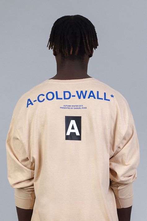 A-COLD-WALL* 2015 Fall/Winter Lookbook | HYPEBEAST Samuel Ross, Street Aesthetic, A Cold Wall, Winter Lookbook, Virgil Abloh, Streetwear Outfits, T Shirt Oversized, Apparel Design, Mens Street Style