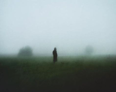 Fog Cinematography, Unstable Aesthetic, Fog Photoshoot, Quiet Aesthetic, Silence Photography, Foggy Aesthetic, Fog Aesthetic, Eerie Art, Eerie Places