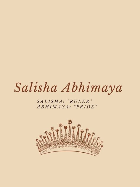 Salisha Abhimaya | Nama-nama bayi, Kata-kata estetika, Nama anak perempuan Spiritual Names, Mystical Names, Meaningful Baby Names, Female Character Names, Girl Names With Meaning, Unique Girl Names, Sweet Baby Names, Biblical Names, Meaningful Names