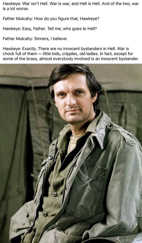 Father Mulcahy, Happy 87th Birthday, Mash Characters, Alan Alda Mash, Mash 4077, Alan Alda, Mixed Feelings, Hot Lips, Army Men