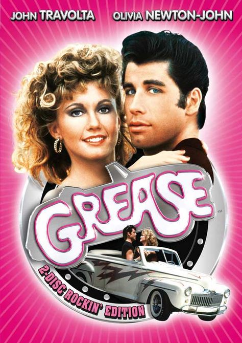 CLASSIC MOVIES: GREASE (1978) Grease Movie Poster, Grease Poster, Grease 1978, Grease Movie, Movie Synopsis, Saturday Night Fever, Movie Covers, Night Fever, Olivia Newton John