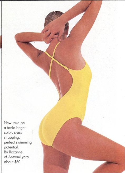 Ashley Richardson Ashley Richardson, Yellow Swimwear, High Fashion Editorial, Vintage Swimwear, Knee High Sock, Editorial Fashion, High Fashion, One Piece