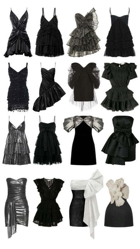 Gf Aesthetic, Prom Dress Inspo, 1920 Fashion, Rockstar Gf, Dress Inspo, 16th Birthday, Black Dresses, Fancy Dresses, Fashion Inspo Outfits