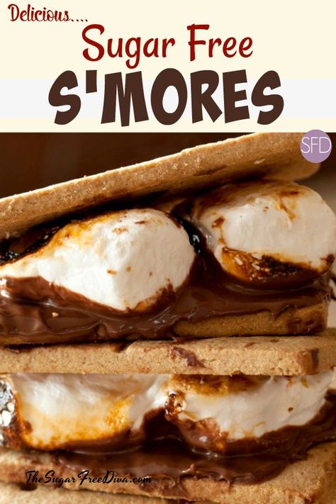 Lazy Keto Meals, Keto Camping, Sugar Free Marshmallows, Camping Desserts, Camping Snacks, Lazy Keto, Sugar Free Sweets, Fudge Brownie, Recipe Dessert