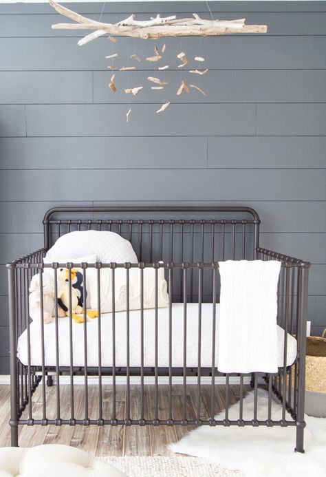 Bohemian Nursery Decor, Gender Neutral Nursery Design, Nursery Ideas Boy, Nursery Design Neutral, Gender Neutral Kids Room, Neutral Kids Room, Gender Neutral Baby Nursery, Nursery Reveal, Neutral Crib