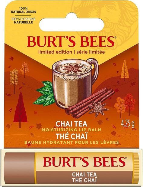 Burts Bees Salted Caramel, All Burts Bees Chapstick, All Burts Bees Chapstick Flavors, Burt’s Bees Rose Lip Balm, Chai Lip Balm, Burts Bees Lip Balm, Burts Bees Lip, Cracked Lips, Beeswax Lip Balm