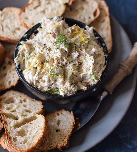 The Best Smoked Trout Dip | Carolyn's Cooking Smoked Trout Dip, Smoked Fish Dip, Mexican Shredded Chicken, Trout Recipes, Smoked Trout, Cold Appetizers, Smoked Fish, Smoked Food Recipes, Perfect Appetizers