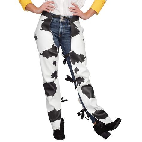 PRICES MAY VARY. Machine Wash These cute Cowboy and Cowgirl animated movie Jessie character chaps are sure to please fans for Halloween costumes. These Jessie movie chaps are ideal for anybody who enjoys animated films from the 1990s. These Jessie movie chaps are perfect for anyone who appreciates animated films from the 1990s. This Adult Halloween Costume has one size that fits all. So anyone can quickly wear these inflatable costumes. These cosplay costumes are available in one size, making th Jessie Movie, Cowgirl Chaps, Jessie Toy Story Costume, Cowgirl Halloween Costume, Cowgirl Halloween, Toy Story Shirt, Unique Gifts For Dad, White Clothing, Halloween Costume Accessories