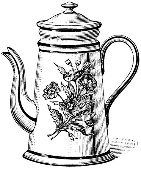 Best Photo of Teapot Coloring Page . Teapot Coloring Page Free Teapot Coloring Book Download Free Clip Art Free Clip Art On #coloring #coloringpages  #printablecoloringpages Teapot Drawing, Tea Cup Drawing, Coloring Book Download, Art Nouveau Poster, Clip Art Vintage, Tea Pots Vintage, Vintage Art Prints, Photo Images, Free Clip Art