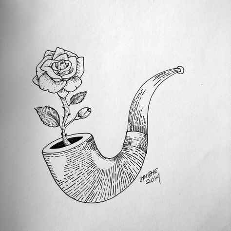 Pipe tattoo sketch by CBA Pipe Tattoo, Rose Tattoo Stencil, Ribbon Tattoos, Tattoo Equipment, Flower Tattoo Designs, Mom Tattoos, Tattoo Design Drawings, Skin Art, Tattoo Stencils