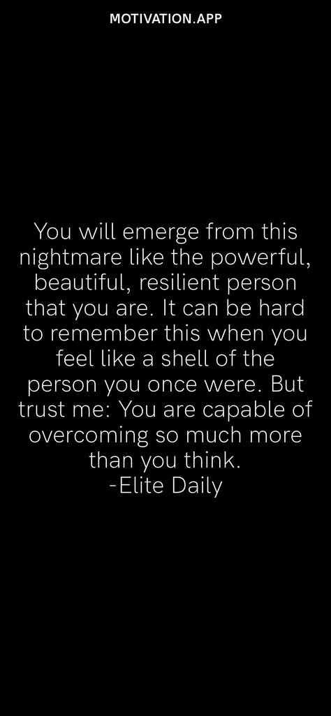 You Will Overcome This Quotes, Motivation App, 3am Thoughts, Elite Daily, Queen Quotes, Remember This, Trust Me, Quotes To Live By, Feel Like