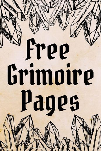 Witches Grimoire Ideas, Printable Book Of Shadows Pages Free, Bos Ideas Book Of Shadows, Tarot Grimoire Page, Printable Witchcraft Pages, Grimoire Printables Free, Free Grimoire Pages, Book Of Shadows Pages Ideas Free Printable, Grimour Book