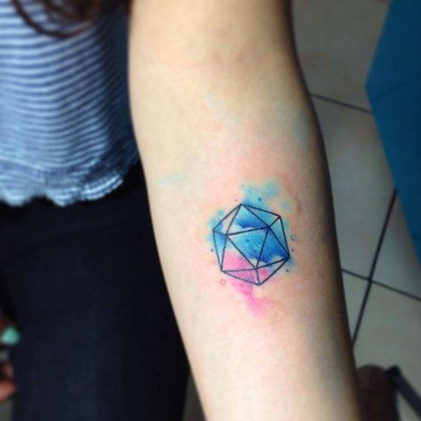 Two modern tattoo styles that emerged in the 21st century are called "watercolor" and "acrylic" because they mimic the effects of paint on a canvas. ... Hex Tattoo, D20 Tattoo, Dnd Tattoo, Geometric Shape Tattoo, Friendship Symbol Tattoos, Dice Tattoo, Inner Forearm Tattoo, Nerd Tattoo, Tattoo Forearm