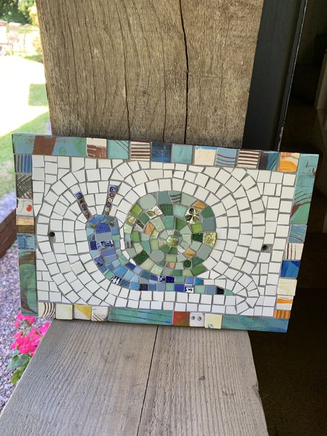 Mosaic Tools, Outdoor Mosaic, Cute Snail, Rome Art, Z Craft, Workshop Design, Mosaic Projects, West Midlands, Relaxing Day