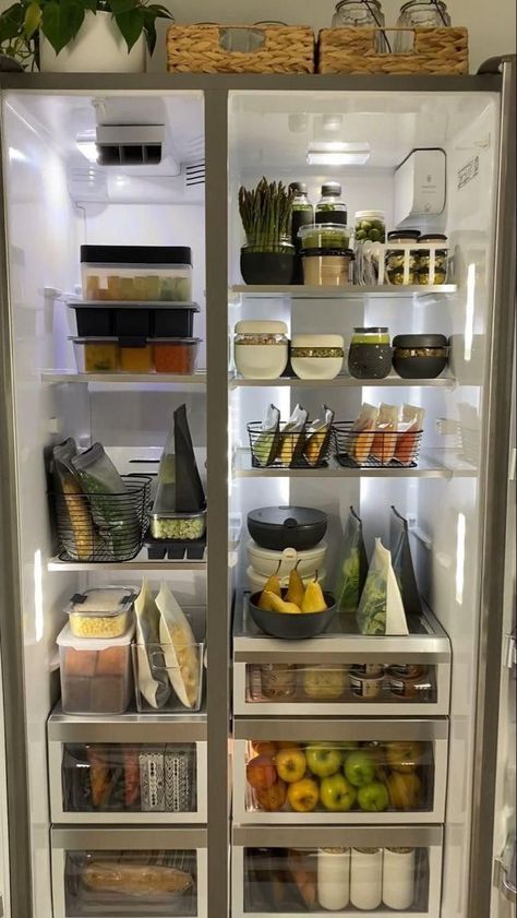 luxury life Korean Fridge, Cringe Quotes, Fridge Containers, Ballerinas Dancing, Luxury Life Aesthetic, Luxury Aesthetics, Zen Gardens, Organization Station, Dorm Room Designs