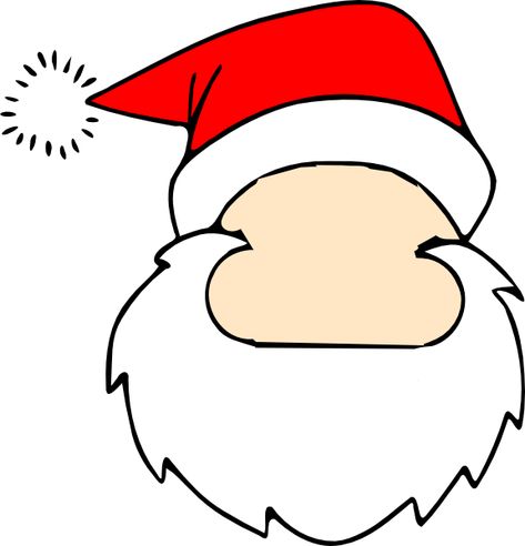 Blank+Santa+Face+Clip+Art Santa Face Template, Santa Claus Letter Template, Free Santa Letter Template, Christmas Letter From Santa, Free Letters From Santa, Santa Claus Crafts, Christmas Letter Template, Santa Claus Photos, Santa Claus Letter