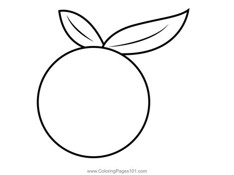 Orange Fruit Coloring Page Orange Outline, Orange Printable, Fruit Coloring, Fruit Coloring Pages, Orange Fruit, Mandarin Orange, String Art, Free Kids, Printable Coloring Pages