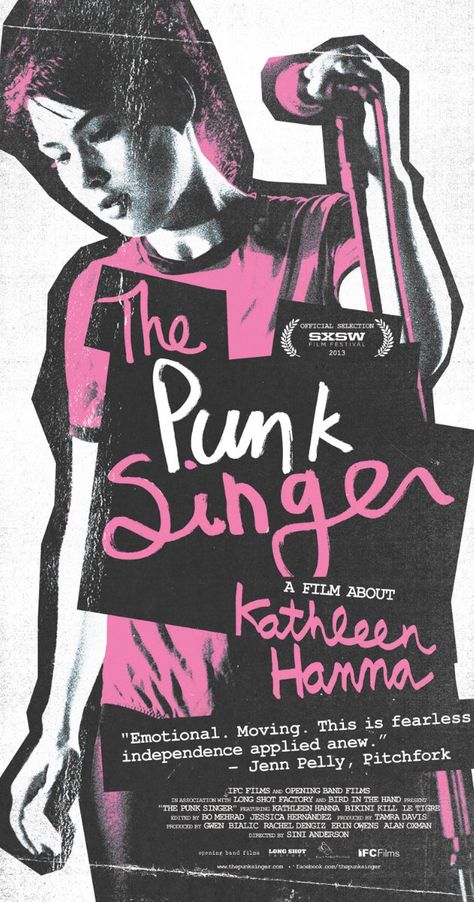 Diez peliculas feministas - Netflix Punk Singer, Kathleen Hanna, Music Documentaries, Punk Poster, Punk Design, Arte Punk, Septième Art, Punk Art, Riot Grrrl