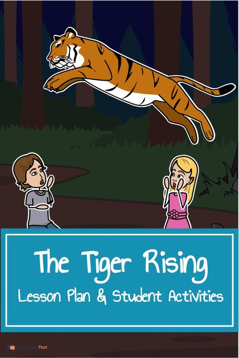 The Tiger Rising is a wonderful tale about loss, friendship, and the healing powers of relationships. Students will love this novel and we have great activities to help students showcase their lunderstanding of the story! Activities include plot diagram, character maps, movie posters, and more! The Tiger Rising, Tiger Rising, Lesson Plan Activities, Summary Activities, Plot Diagram, Kate Dicamillo, Story Activities, Ela Activities, Character Map