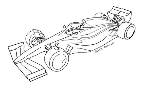 Formula 1 Car Drawing Easy, F1 Car Drawing Easy, Formula 1 Sketch, Formula 1 Tattoo Ideas, F1 Embroidery, F1 Car Drawing, F1 Tattoo, F1 Drawing, F1 Poster Design