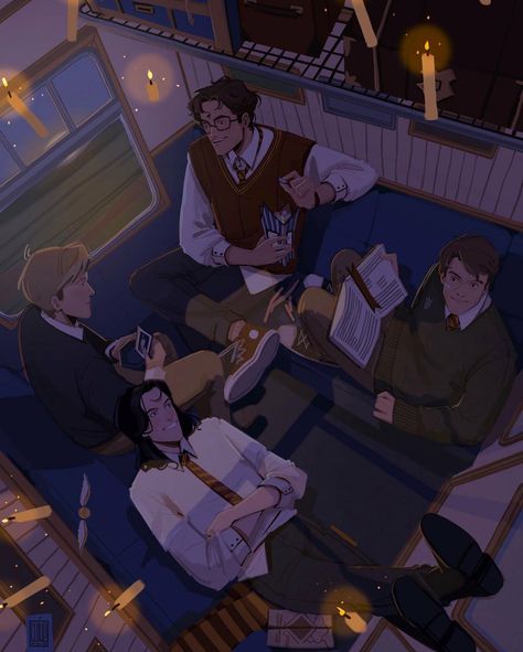 Marauders Harry Potter, Citate Harry Potter, Marauders Fan Art, Images Harry Potter, Harry Potter Artwork, Harry Potter Drawings, Harry Potter Headcannons, All The Young Dudes, Hogwarts Express