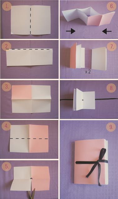 Creative Booklet Ideas, Diy Booklet Ideas Projects, How To Make A Little Book, Diy Booklet Ideas, Origami Notebook, Diy Booklet, Wedding Booklet, Mini Booklet, Journal Diy