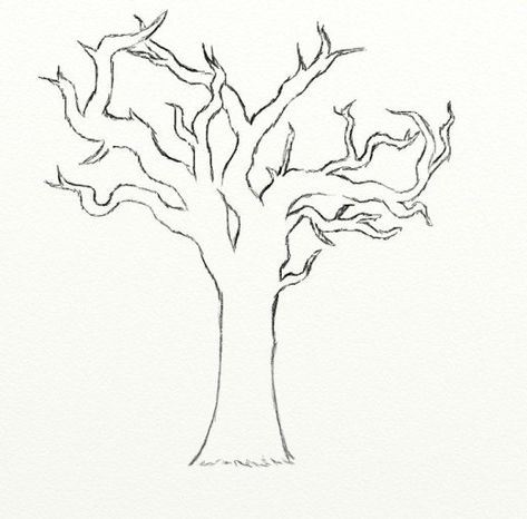 Graveyard Drawing, Dead Tree Tattoo, Drawing Dead, Tree Drawing Simple, Purple Flowers Wallpaper, Dead Tree, Sewing Templates, Draw Animals, Tree Sketches