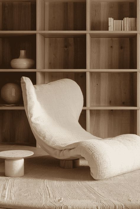 8 Essential Tips on Creating a Unique Japandi Reading Nook – Making A Green Life by Lily Wooden Reading Nook, Japandi Reading Nook, Minimalistic Reading Corner, Reading Nook Dimensions, Japandi Chaise Lounge, Reading Place, Japandi Aesthetic, Hidden Lighting, Sustainable Interior Design