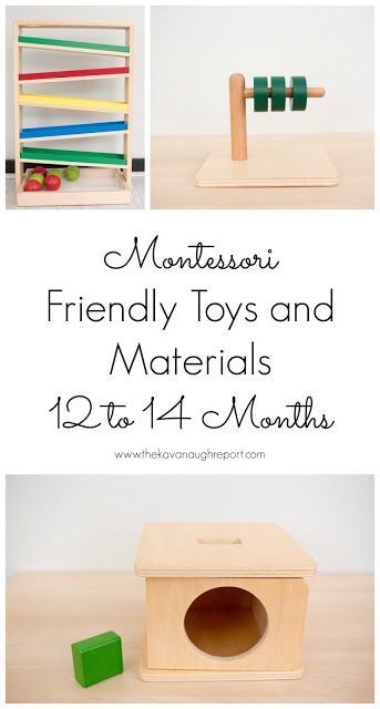 Montessori friendly baby and toddler toys from 12 to 14 months. Montessori Shelf 12 Months, Montessori 12 Months, Montessori Christmas, Diy Montessori Toys, Montessori Teaching, Toddler Montessori, Montessori Parenting, Montessori Method, Baby Montessori