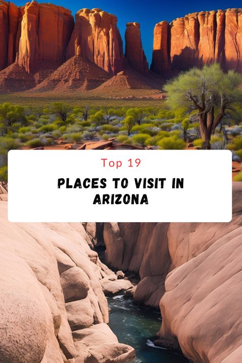 Top 19 Places To Visit In Arizona Navajo Falls Arizona, Painted Desert Arizona, Munds Park Arizona, Lake Pleasant Arizona, Canyon Lake Arizona, Lake Havasu Arizona, Arizona Mountains, Arizona Adventure, Havasu Falls