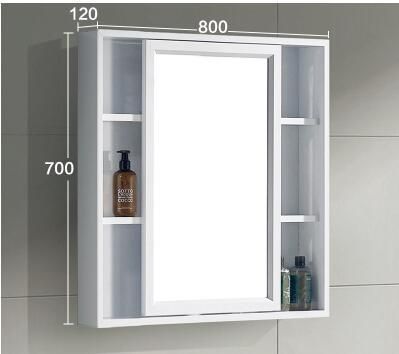 Mirror Cabinet Bathroom, White Medicine Cabinet, Cabinet Bathroom, Mirror Bathroom, Toilet Wall, Bathroom Mirror Cabinet, Mirror Cabinet, Mirror With Shelf, Dressing Mirror