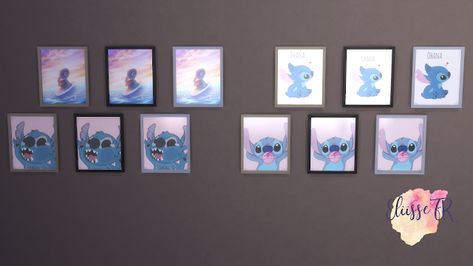 Sims 4 Lilo And Stitch Cc, Stitch Painting, Play Sims 4, Fox Painting, Play Sims, Sims 4 Houses, Disney Stitch, The Sims4, Sims Mods