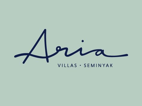 Aria final logo by Hannah Hart Aria Tattoo Name, Aria Tattoo Ideas, Aria Tattoo, Aria Name, Ar Logo, Hannah Hart, Handwritten Typography, Hand Lettering Inspiration, Lettering Inspiration