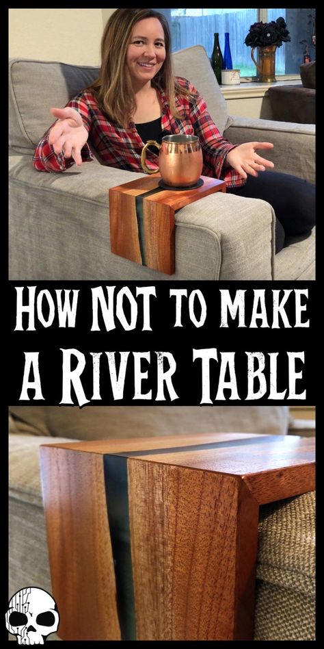 Epoxy Resin Waterfall River Table, Resin Waterfall, Waterfall Table, Mistakes Were Made, Home Decor Dyi, Resin River Table, Sunroom Decorating, River Table, Diy Epoxy