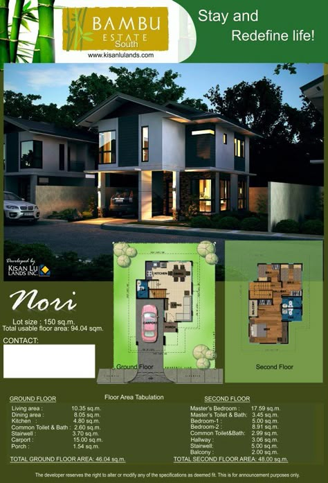 nori 80 Sqm House Plan 2 Storey Philippines, 80 Sqm House Plan, 80 Sqm House Plan 2 Storey, 80m2 House Plans, House Plan 2 Storey, 2 Storey House Plan, House Plans 2 Storey, Two Storey House Plans, Philippines House