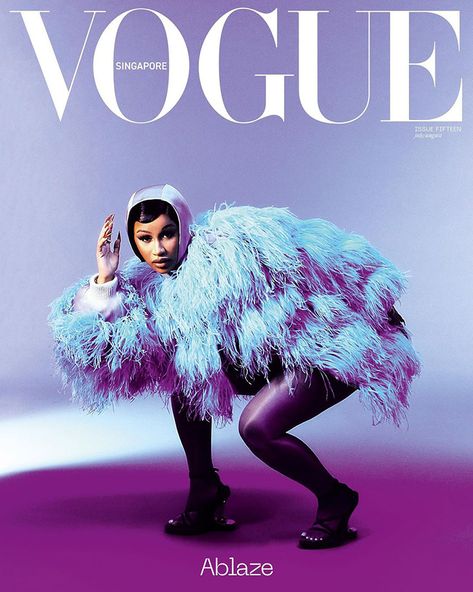 Vogue Singapore, Law Roach, Richard Quinn, Vogue Magazine Covers, B Fashion, Rap Artists, Vogue Covers, American Rappers, Vogue Magazine