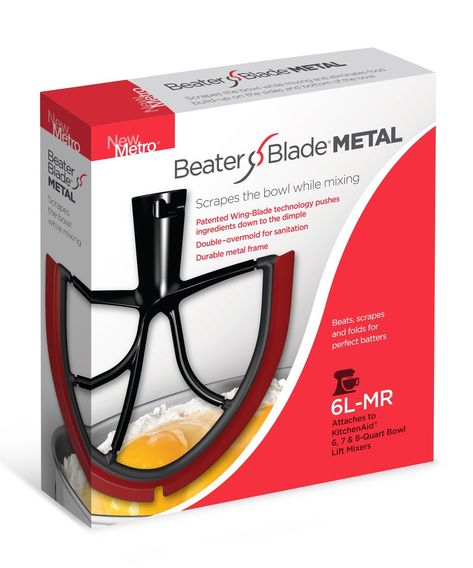 Shop BeaterBlade | All-in-One beater to mix, beat, fold, and scrape — BeaterBlade Kitchenaid Bowl, Metro Design, Stand Mixers, Kitchenaid Stand Mixer, Head Stand, Stainless Steel Bowl, New Metal, Glass Bowls, Stand Mixer