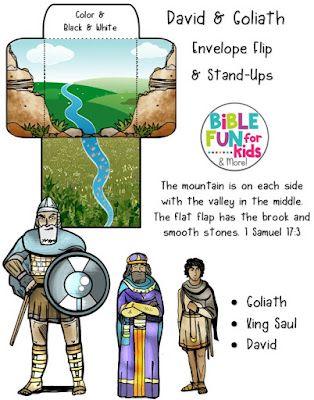 https://www.biblefunforkids.com/2022/12/david-faces-goliath.html David Goliath Art, David And Goliath Craft, 1 Samuel 17, Samuel 17, Proverbs 4:23, Preschool Bible, 1 Samuel, David And Goliath, Event Card