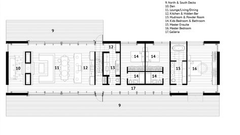 Dröm Hus Planer, Elevation Plan, Long House, Modern Barn House, Architectural Floor Plans, Studios Architecture, Casa Container, Shed Homes, Barn Style House