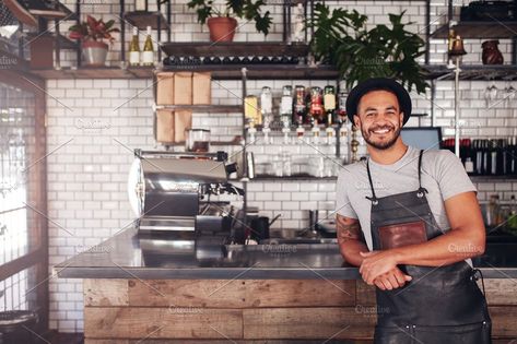 Local coffee shop owner by Jacob Lund  #business #corporate #photography #photooftheday #photoshoot #creativephotography Opening A Coffee Shop, Coffee Shop Photography, Beverage Refrigerator, Restaurant Marketing, Local Coffee Shop, Business Portrait, Taco Bell, Business Photos, Shop Owner