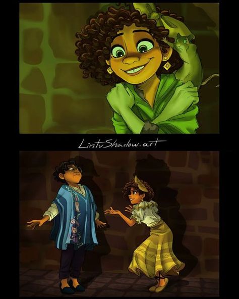 Isabela Madrigal Genderbend, Camilo And Mirabel Fanart, Camilo Madrigal Art, Encanto Mirabel And Camilo, Older Mirabel Encanto, Cartoon Clip, Disney Pixar Movies, Disney Nerd, Art Tools Drawing