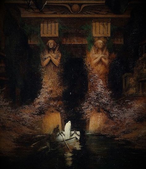 Karl Wilhelm Diefenbach, Symbolic Paintings, Gothic Romanticism, Isle Of The Dead, Animal Hugs, Zdzisław Beksiński, Tunnel Of Love, Personal Aesthetic, Magical Art