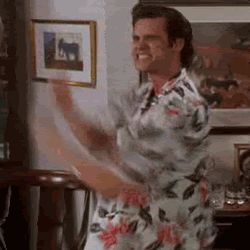 The Definitive Collection Of Hooray Gifs Excited Gif, Ace Ventura Pet Detective, Pet Detective, Morning Memes, Ace Ventura, Can You Feel It, Gif Lucu, Wednesday Morning, Jim Carrey