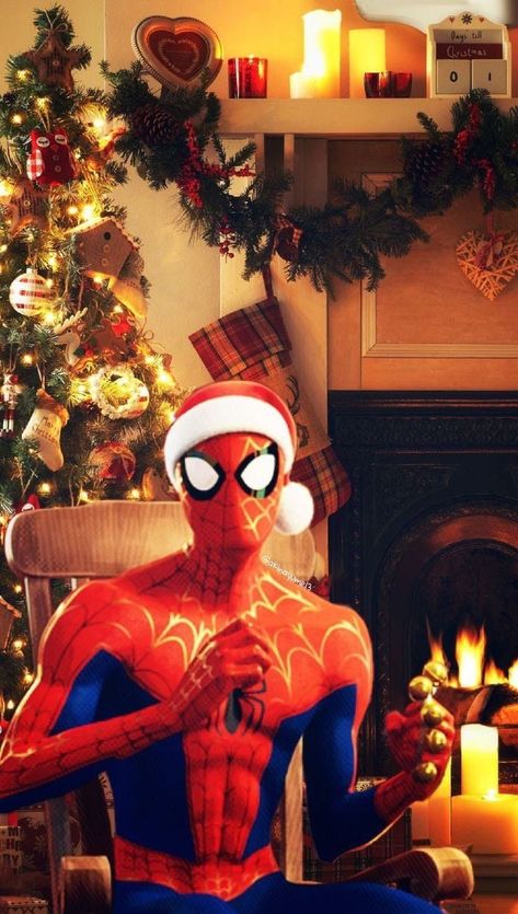 Christmas Spider Man Wallpaper, Spiderman Wallpaper Christmas, Christmas Wallpaper Spiderman, Spider-man Christmas, Spider Man Christmas Wallpaper, Christmas Marvel Wallpaper, Christmas Wallpaper Marvel, Marvel Christmas Icons, Spiderman Christmas Wallpaper