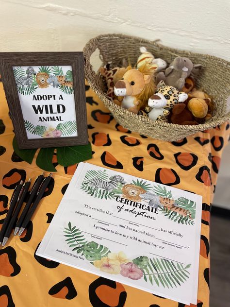 Wild Wild One Birthday Party, Safari Birthday Party 1st, Wild Animal Party Favors, Lion King Party Favors Diy, Born 2 Be Wild Birthday Party Food, Safari Themed Party Games, Two Wild Birthday Activities, Two Wild Party Food Ideas, Wild One Lion First Birthday