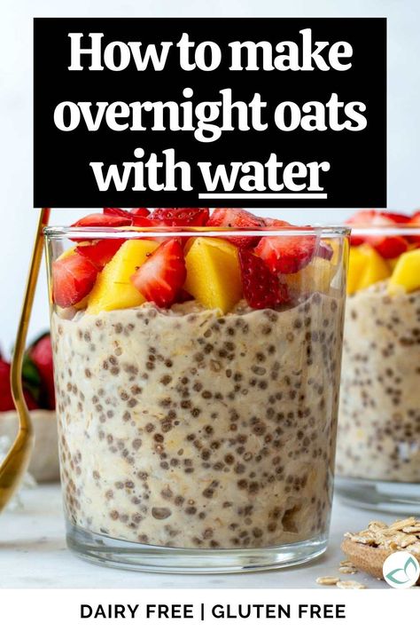 No Milk Overnight Oats, Overnight Oats Lactose Free, Overnight Oats No Dairy, Overnight Oats Low Cholesterol, Overnight Oats Water, Overnight Oats No Milk, No Yogurt Overnight Oats, Lactose Free Overnight Oats, Overnight Oats Without Milk