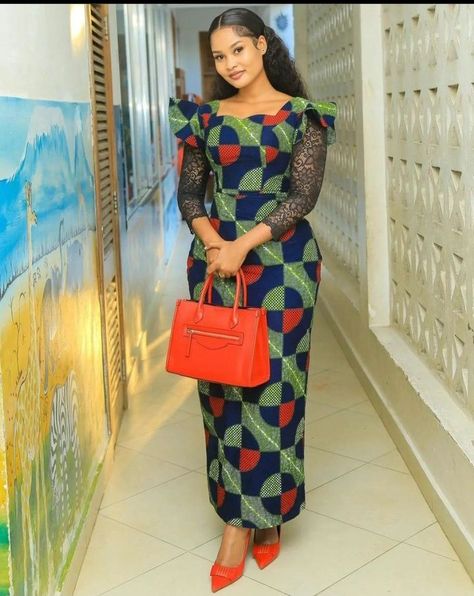 Fascinating Ankara styles you should see. - Stylish Naija Kitenge Dress Designs Unique Long, Kitenge Dress Designs Unique, Kitenge Dress Designs, Trending Ankara Styles, Boubou Styles, Unique Ankara Styles, Kitenge Dress, Boubou Styles For Women, Stylish Naija