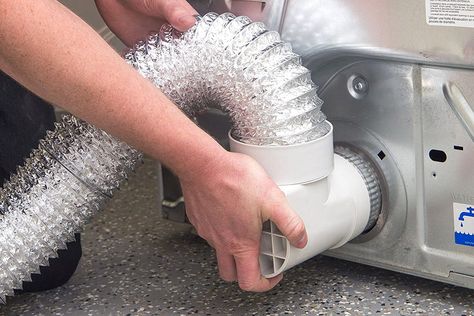 The Best Dryer Vent Hose for Tight Spaces of 2022 - Top Picks by Bob Vila Clothes Dryer Vent, Indoor Dryer Vent, Dryer Hose, Dryer Vent Hose, Dryer Duct, Wall Vents, Clean Dryer Vent, Vent Cleaning, Dryer Vent